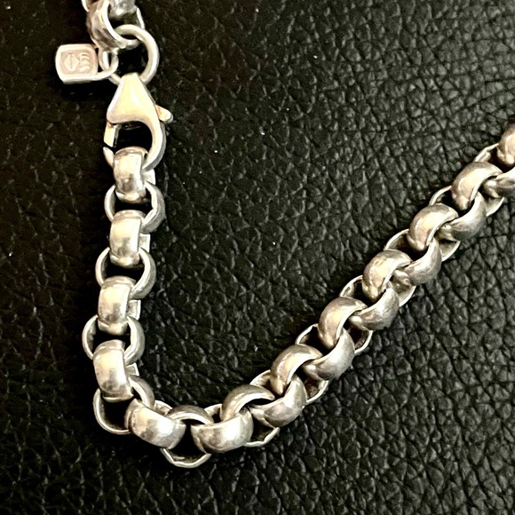 .999 Pure Ultra Fine Silver USA custom Rolo link necklace chain one of a kind